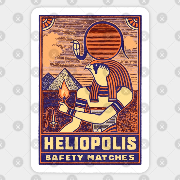 Heliopolis Safety Matches Sticker by victorcalahan